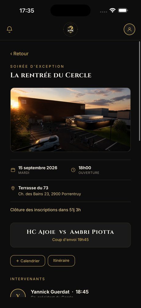Un événement